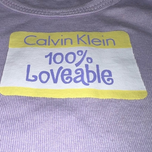 Nwot Calvin Klein lavender, infant onesie - Picture 4 of 4
